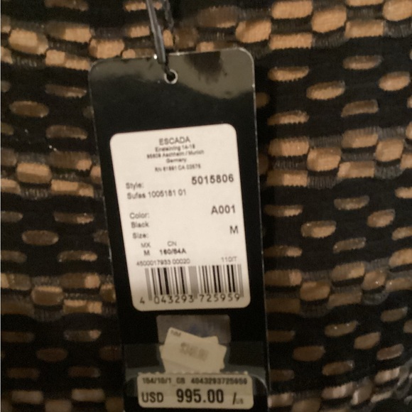 Escada sheer lace top with camisole, size M - Picture 4 of 5